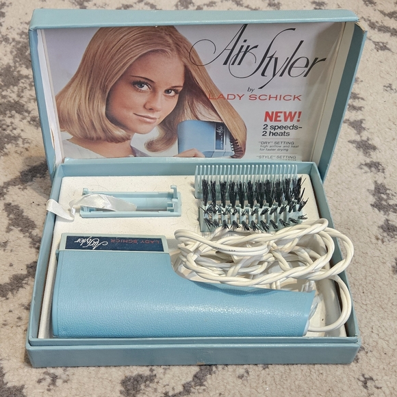 Vintage Other - Vintage AIR STYLER by LADY SCHICK (1970) CYBIL SHEPPARD Works!!